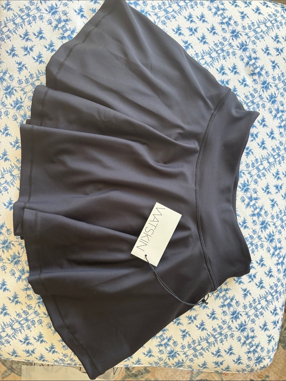 NWT S Watskin Isabel Tennis Skirt in Black